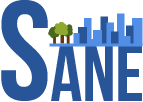 Logo SANE: Smarte Netze zur urbanen Bürgerbeteiligung